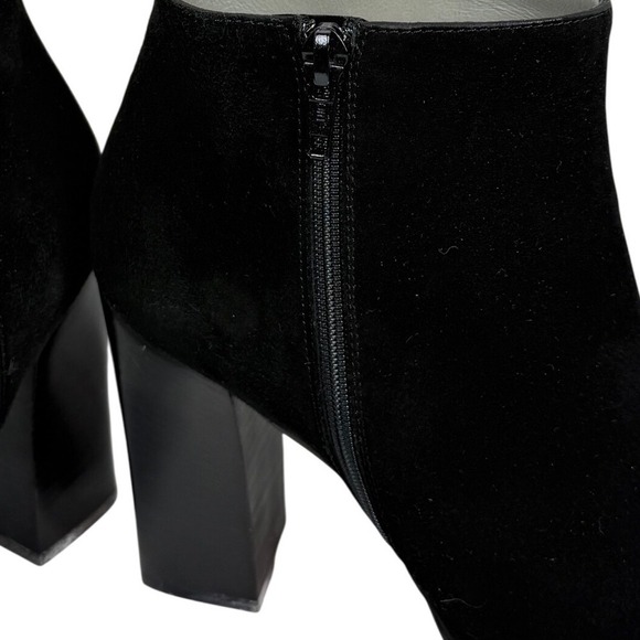 PRADA Black Suede Booties, Size 8 main image 12
